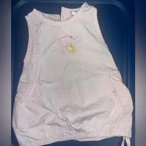 Vintage baby girls cargo dress, Warner bros 1999